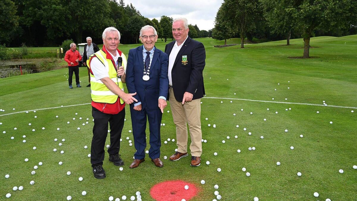 Naas first golf ball drop fundraiser fantastic success