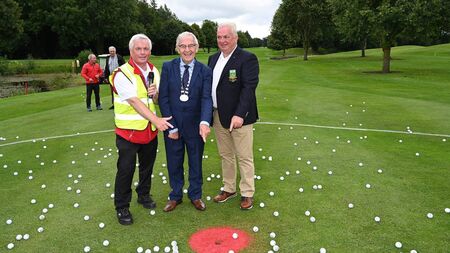 Naas first golf ball drop fundraiser fantastic success