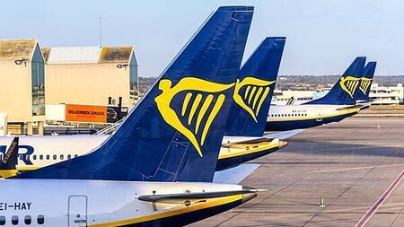 Ryanair sets monthly passenger record despite air traffic control strikes