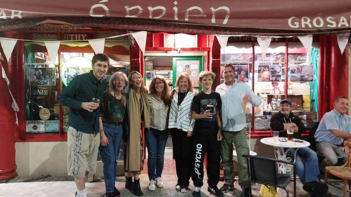 Sanders family returns to Athy weeks after official visit