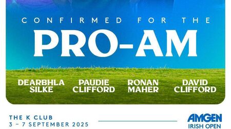All-Ireland winners Ronan Maher, Paudie and David Clifford join star-studded Pro-Am line-up at Amgen Irish Open