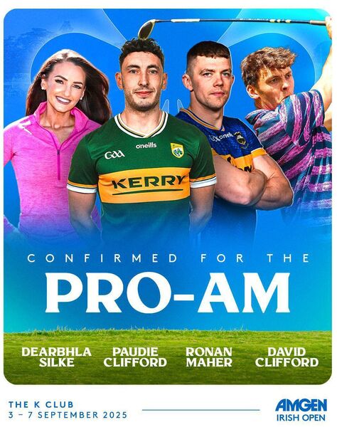 Some big names have signed up for the Celebrity Pro-Am at the K-Club ahead of the Amgen Irish Open