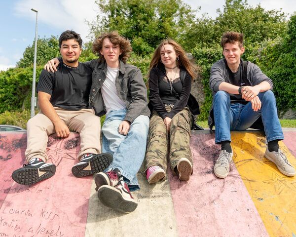 Arthur Hebia, Senan Gilbert, Hollie Lawler and Cameron Nicholson Arthur Hebia, Senan Gilbert, Hollie Lawler and Cameron Nicholson