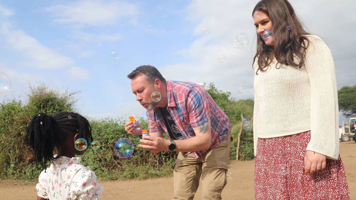 Kildare couple see first impact of charity donations 