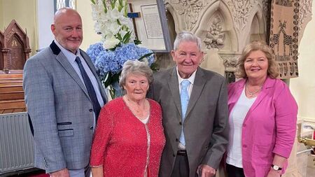 Athy couple celebrate rare 65th wedding anniversary