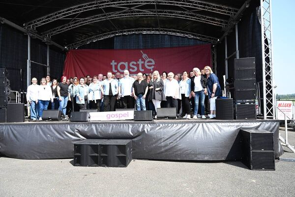 The Newbridge Gospel Choir led by Lisa Nagle