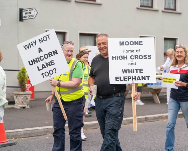 Moone and Timolin Road Protest