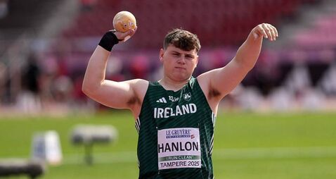 Theo Hanlon – a European Shot Putt finalist 