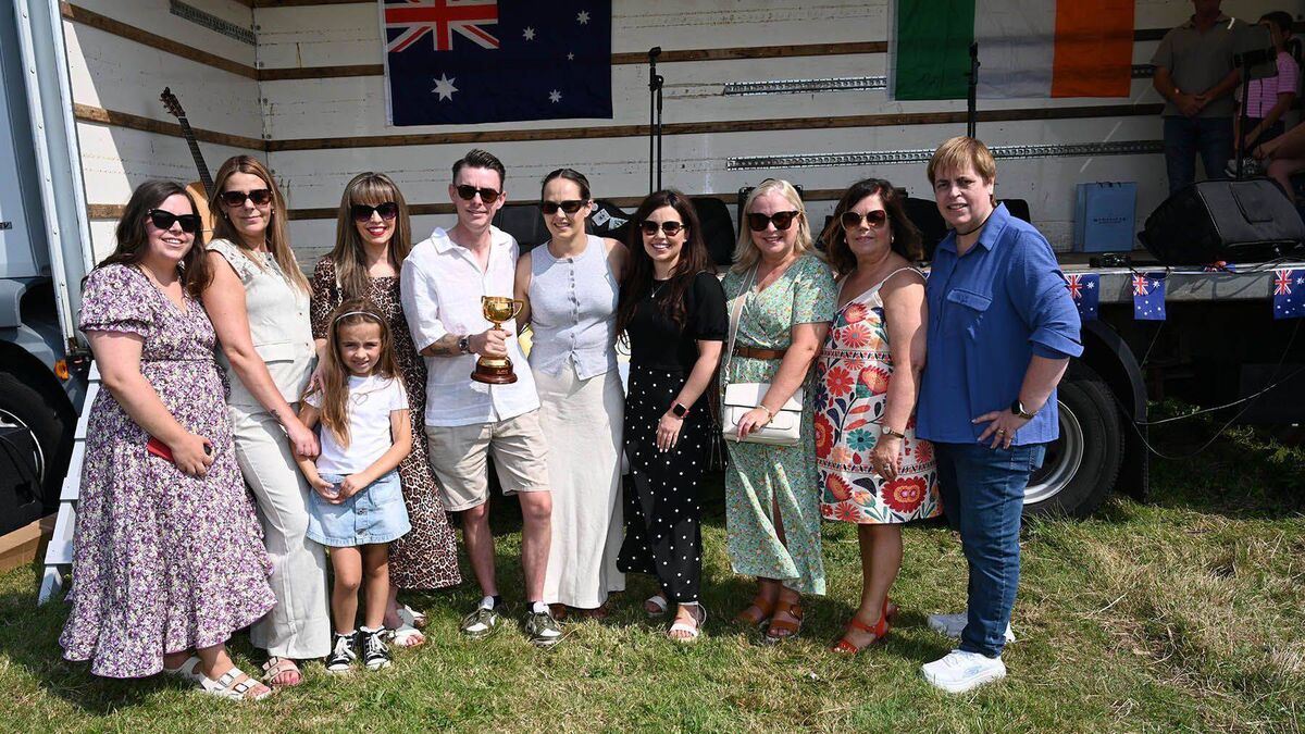 Kildare town residents celebrate the successes of jockey Robbie Dolan 