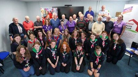 Kildare Girl Guides guide men's shed through tech skills