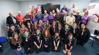 Kildare Girl Guides guide men's shed through tech skills