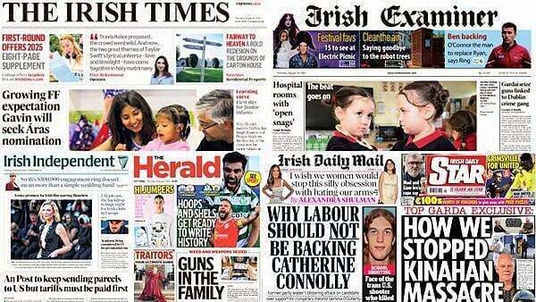 What the papers say: Thursday's front pages