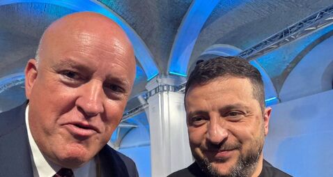 Kildare senator meets President Zelenskyy on Ukraine trip 