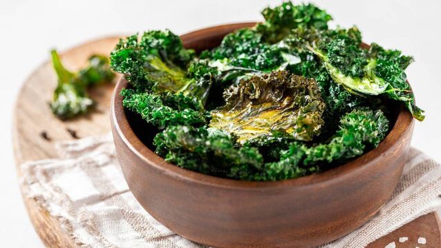 <p>A sample of Kale Chips </p>