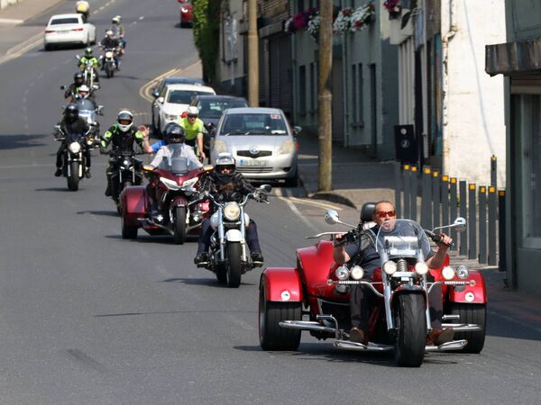 A convoy of motorbikes are park of the event each year Photos: Brian Byrne 