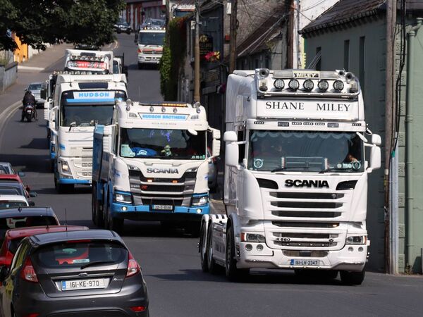 'We've got a convoy!' of trucks - new and old