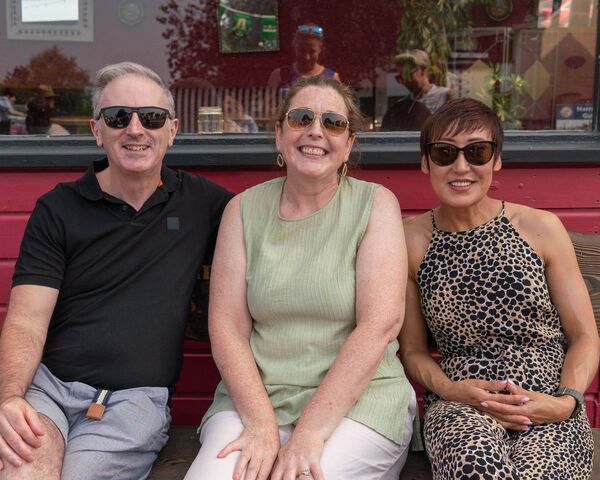 Brendan and Lorraine Smith with Tiggy