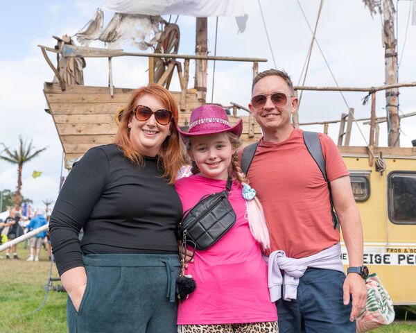 Claire, Riley and Gary Higgins