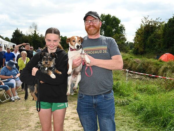 Evie and Peter Lane and their Dogs Buddie and Bengie Evie and Peter Lane and their Dogs Buddie and Bengie