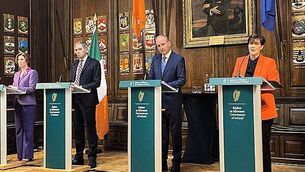 Micheál Martin and Mary Lou McDonald clash over inflation pressures on families