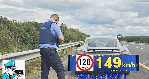 Gardaí in Kildare seize Porsche for no tax or insurance