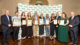 <p>Pictured at the Londis Retailing Excellence Awards 2025 at the Seafield Hotel &amp; Spa Resort, Gorey, Co. Wexford: Niall Doolan, Doolan's Londis Clane, Caoimhe O'Haire, Aisling O'Haire, Cully's Londis Prosperous, Gerry Casey, Katie Casey, Casey's Londis Newbridge, Shajibul Islam, Londis Main Street, Maynooth, Clare Raleigh, Aggarwal's Londis Rathangan, Ann-Marie Rath, Rath's Londis Castledermot, alongside Tommy Devlin and Dermot O'Neill Londis RDMs</p>