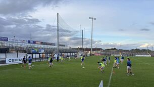 <p>The scene at Cedral St Conleths Park this evening</p>