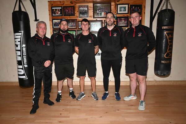 Ryston Boxing Club Coaches: Luke Connors, Peter McDonagh, Chris Phelan, Ryan Driscoll and Leon Dowling. Photos Jimmy Fullam 