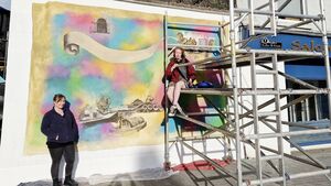 Athy’s gets two new murals