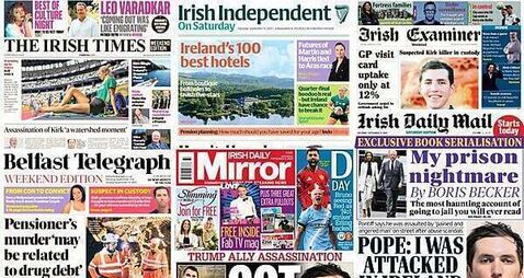 What the papers say: Saturday's front pages