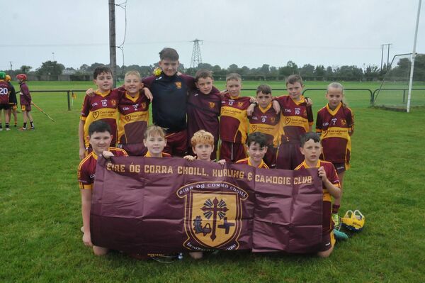 The Éire Óg Corra Choill white team Photo: Martin Rowe The Éire Óg Corra Choill white team Photo: Martin Rowe