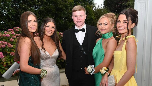 Lauren Rafferty, Lauryn Humphreys, Daire Graham, Colum Byrne and Grace Connolly 