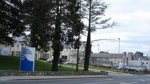 <p>The fatal incident occurred outside Naas General Hospital</p>
