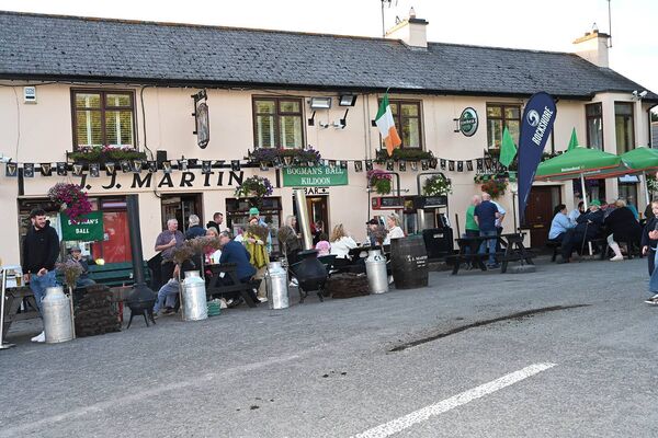 Some of the large attendance at Martin's of Kildoon 