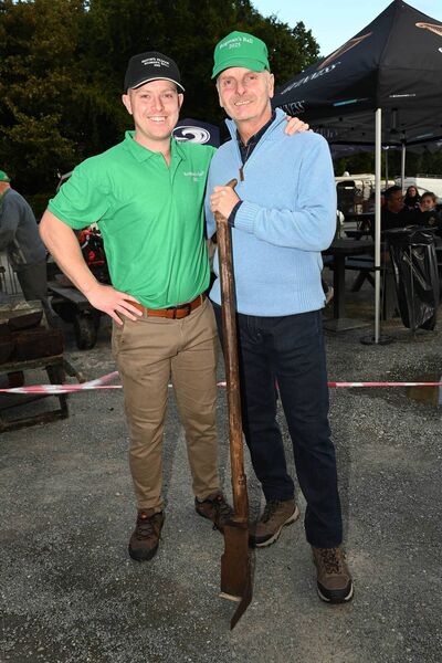 Jack and Gery Setright all set for the bog Jack and Gery Setright all set for the bog