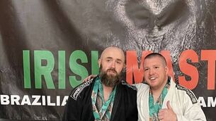 <p class="contextmenu internal_Caption">Sean Foley and Shane Kinsella at the Irish Masters.</p>