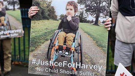 HSE boss apologises to Harvey’s parents for being ‘let down’ by system