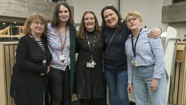 Ann Kearney, Niamh McCall, Anne Kilbride, Erica Birchell and Carmel Hutchinson
