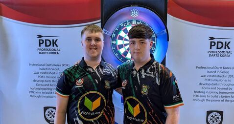 Kildare's Jack Courtney makes pairs final at Darts World Cup