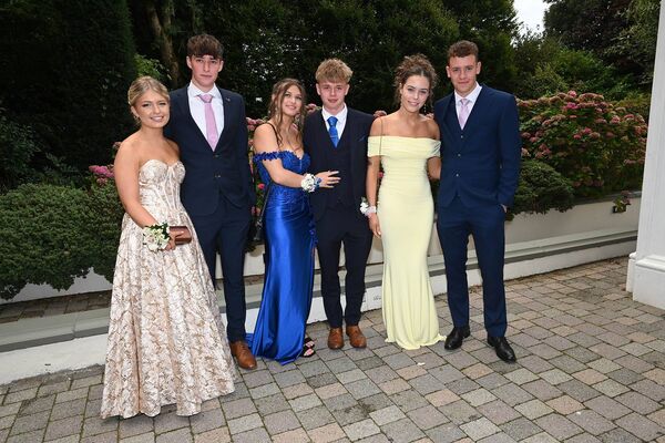 All set for their debs 