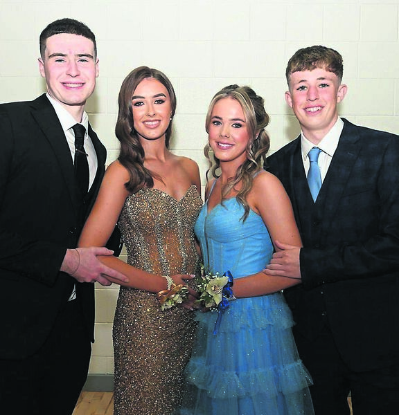 Charles Murray, Kaytlen Dennehy, Ava Finnegan and Sean Farrell 