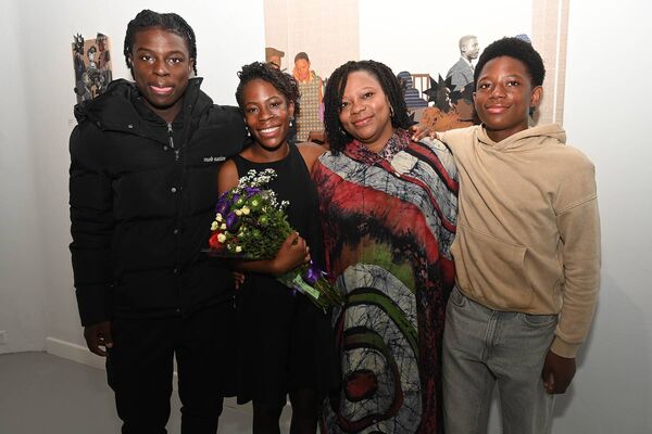 Enny, Fiyin, Artist Kemi and Seun Oluokun Family 
