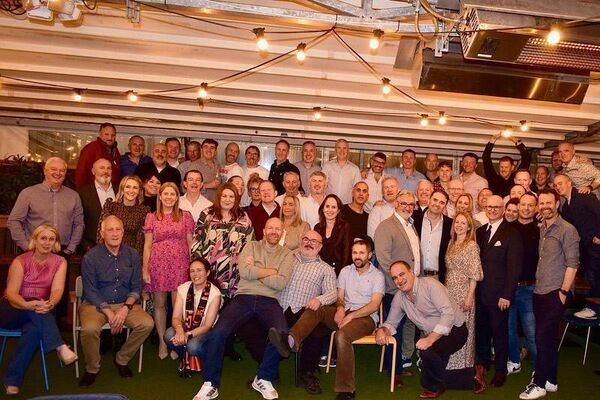 A large group gathered for the Newbridge College, Class of 1995 reuinion
