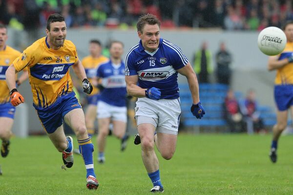 Former Laois star David Conway had led Grangenolvin to the Tom Cross Transport Junior Football Championship Final Photo: ©INPHO/Lorraine O’Sullivan
