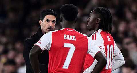 Mikel Arteta hails Arsenal’s squad depth after resting Rice, Eze and Saka