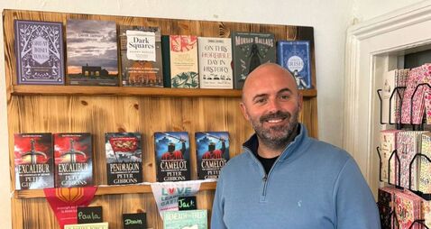 Peter conquering literary seas with historic fiction