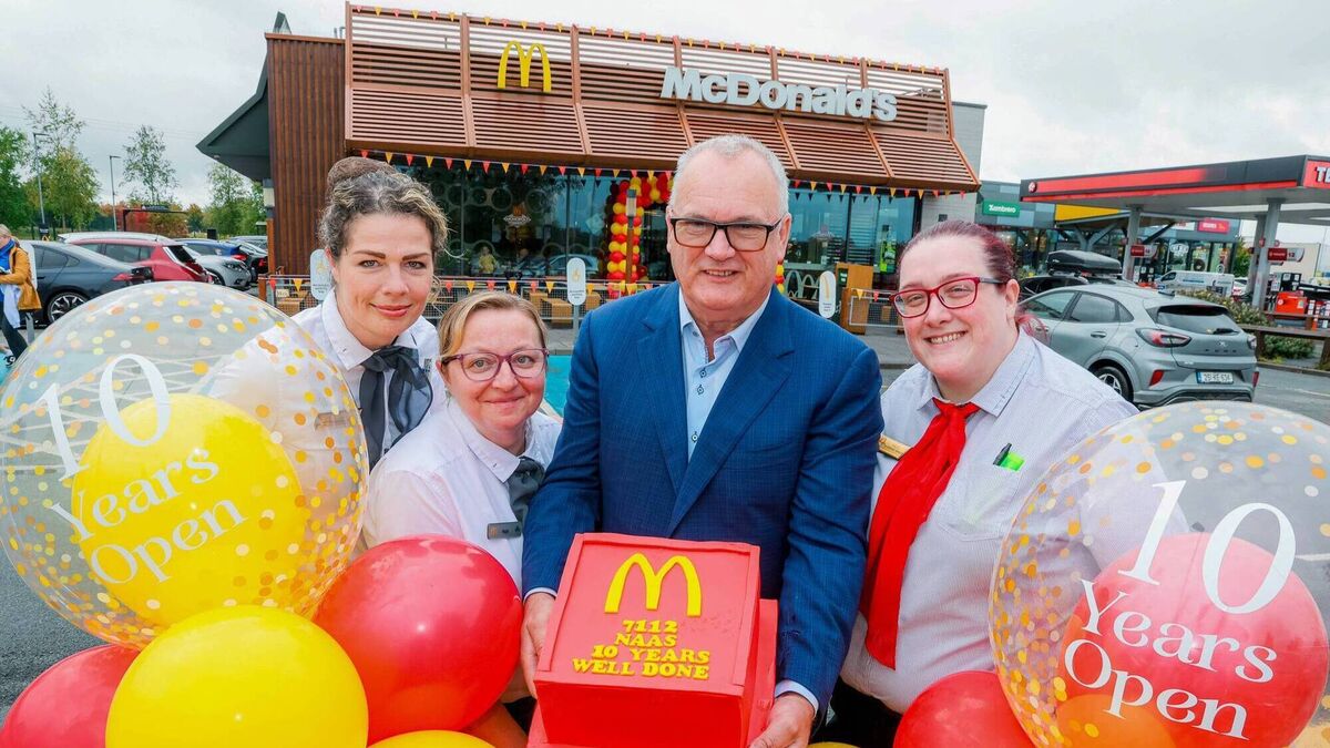 Busy McDonalds celebrates 10 years in Kildare