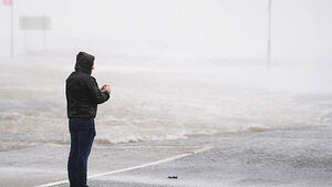 Storm Amy: Thousands of homes and businesses currently without power; as flight cancellations pile up