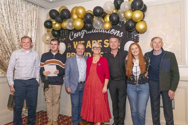 Aaron Murphy, Conor Brennan, John Kissane, Olivia Kissane, Michael English, Kayla Kissane and Pat English