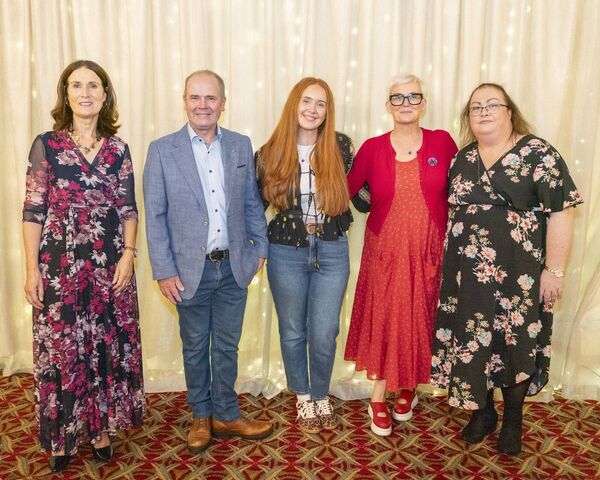 Anne Marie Hogan, John Kissane, Kayla Kissane, Olivia Kissane and Evelyn Khriref